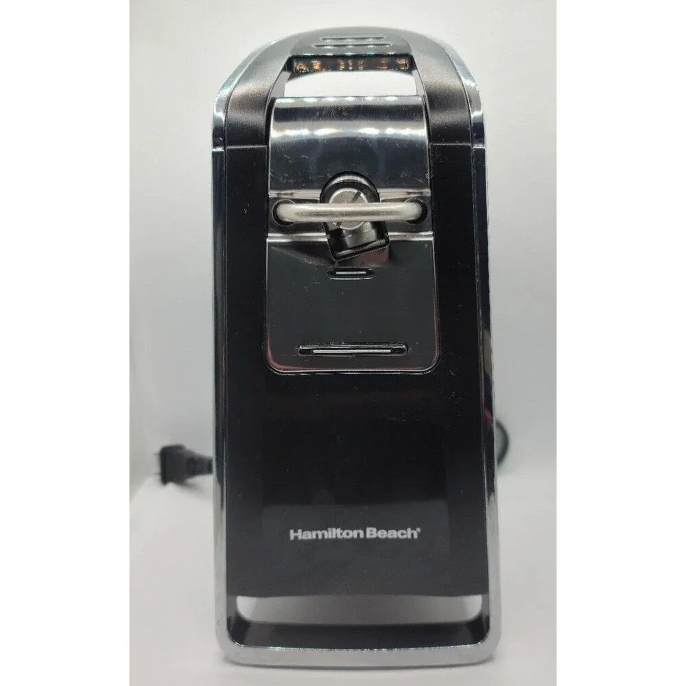 Can Opener Electric Automatic Stainless Steel Kitchen Smooth Edge Tool Lever New